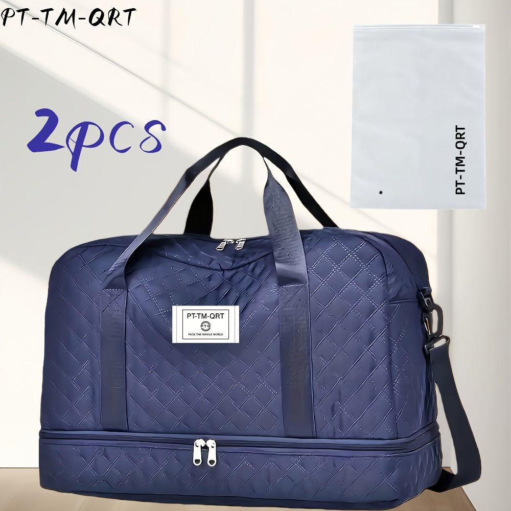 Fashionable Travel Bag, Large-Capacity Practical Handbag, Made of Durable And Wear-Resistant Fabric, Suitable for Travel And Gym, Stylish, Versatile, Lightweight, And Easy to Store
