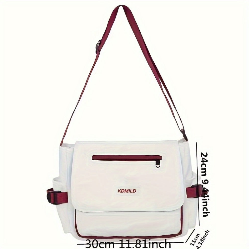 Men's Crossbody Bag – Polyester, Large Capacity, for Travel & Work | Bag Vero – detail view 4