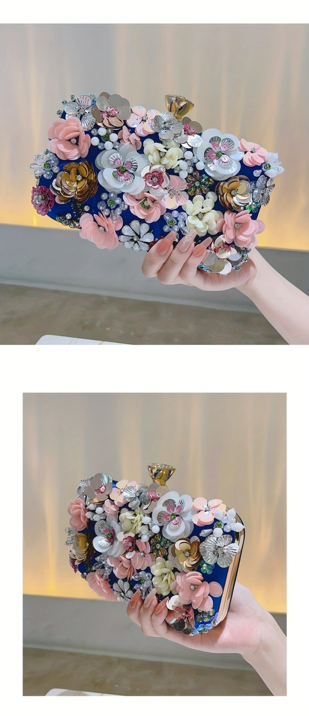 Women's Wallet – Floral Small Square Handheld Fairy | Bag Vero – detail view 20