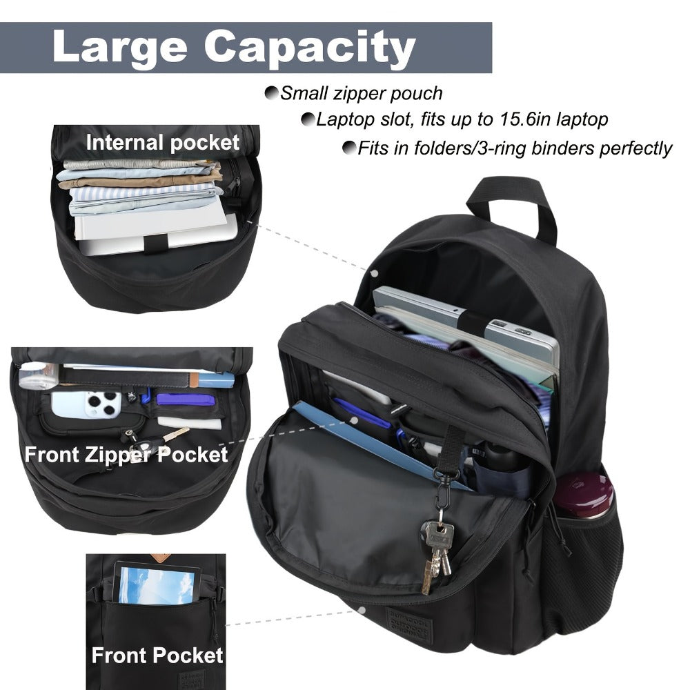Laptop Backpack – Lightweight, for Travel & School | Bag Vero – detail view 7