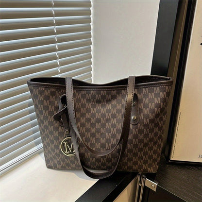Tote Bag for Women – Large Capacity, Checkered Large Capacity Retro Plaid | Bag Vero – detail view 29