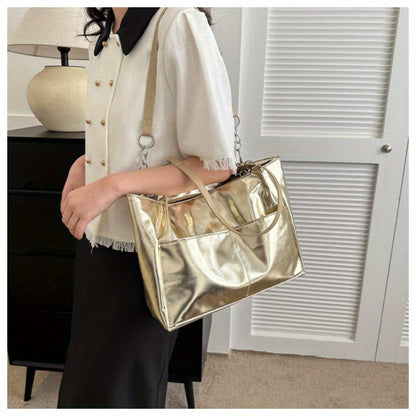 Fashion Large Capacity Tote Bag for Women Stylish Shoulder Handbag Perfect for Office Commute And Daily Use