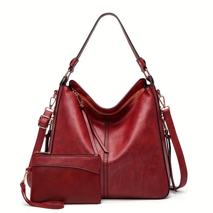 New Style Fashionable Retro Women'S Tote Bag, Mother Bag, Easy And High-End Handbag, Casual And Versatile, Suitable for Commuting, Large Capacity, Single Shoulder And Crossbody Bag