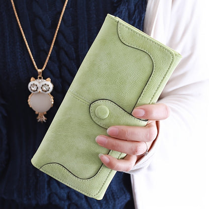 Women's Vegan Wallet, 17 Card Slots Card Holder Bifold, Large Capacity Zipper Pocket Phone Handbag with ID Window