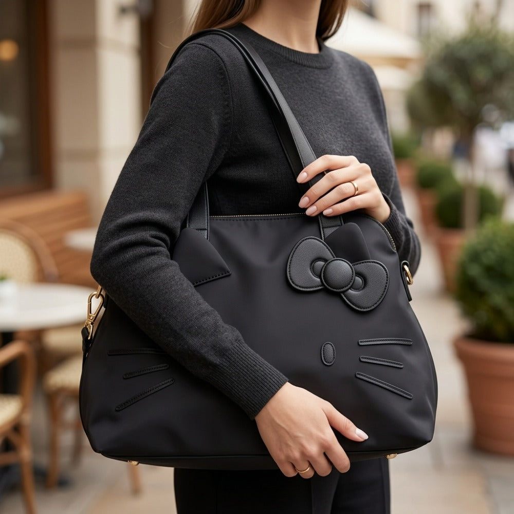 Tote Bag for Women – Nylon, Large Capacity, Lightweight, for Travel & Work | Bag Vero – detail view 6