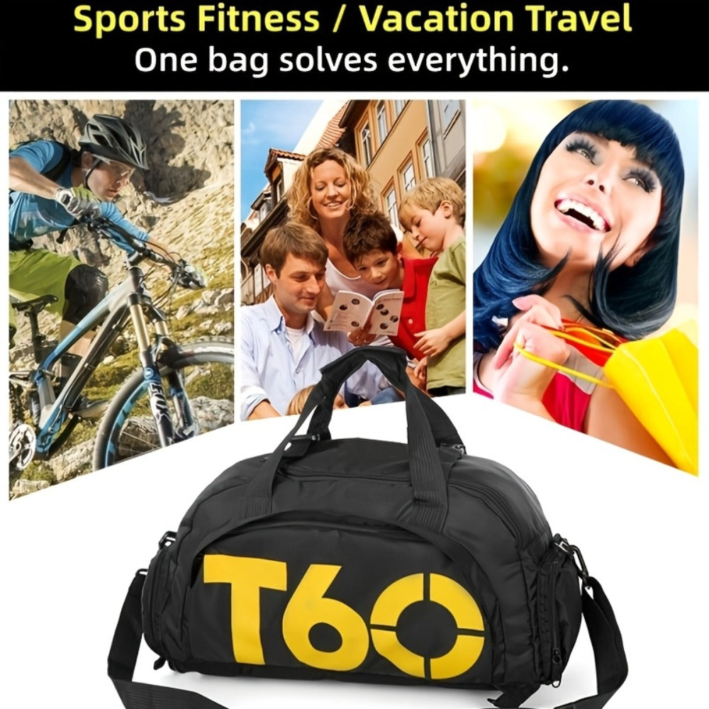 Gym Duffel Bag – 2 Piece, Nylon, Lightweight, Large Capacity – detail view 13