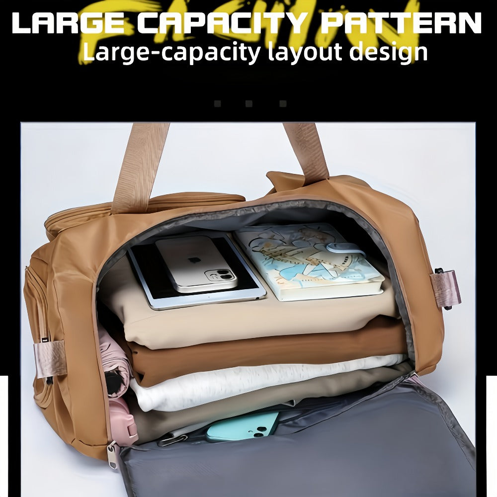 Gym Duffel Bag – 2 Piece, Nylon, Lightweight, Large Capacity – detail view 5