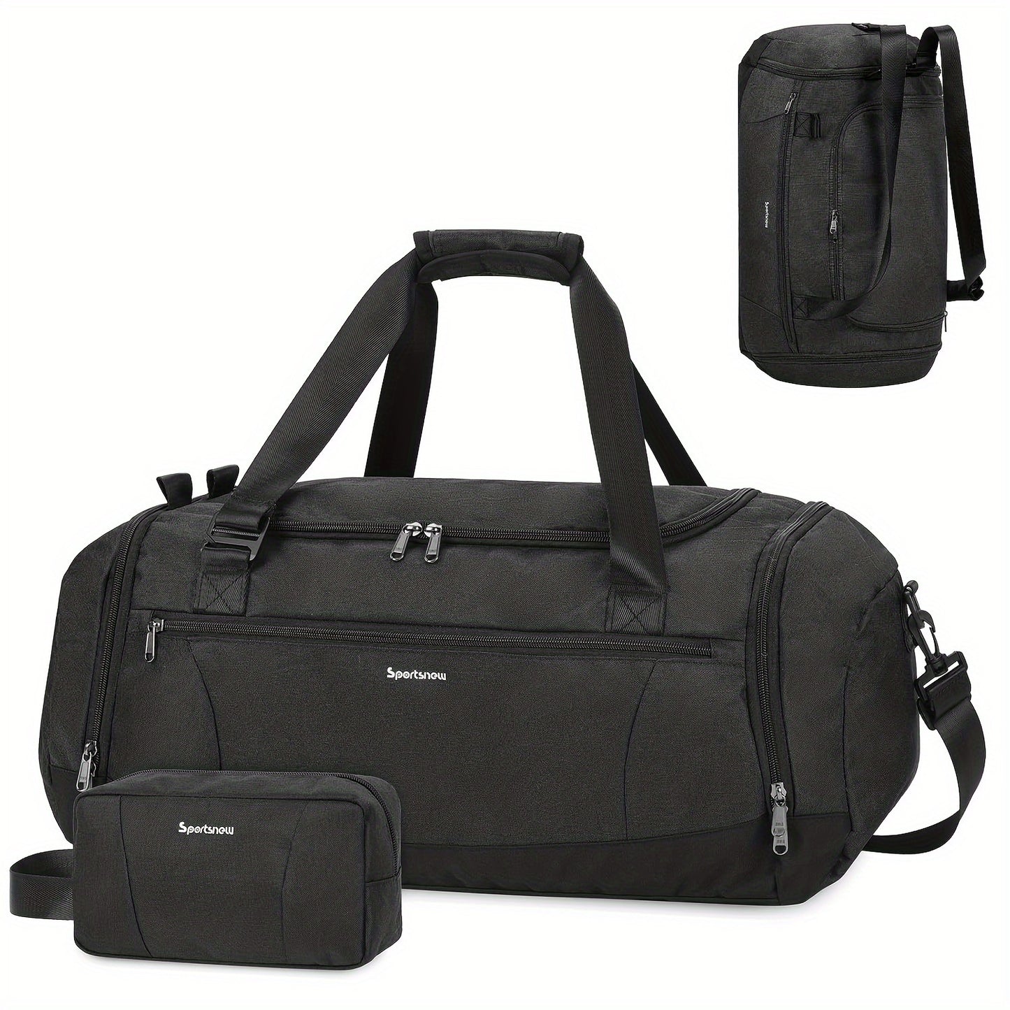 Gym Duffel Bag – 43L, 48L, Large Capacity, for Travel – front view - product view 24