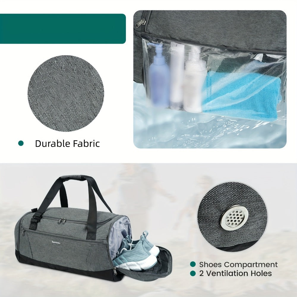 Gym Duffel Bag – 43L, 48L, Large Capacity, for Travel – detail view 16