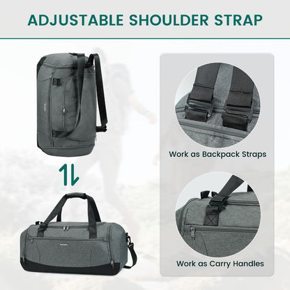 Gym Duffel Bag – 43L, 48L, Large Capacity, for Travel – detail view 19