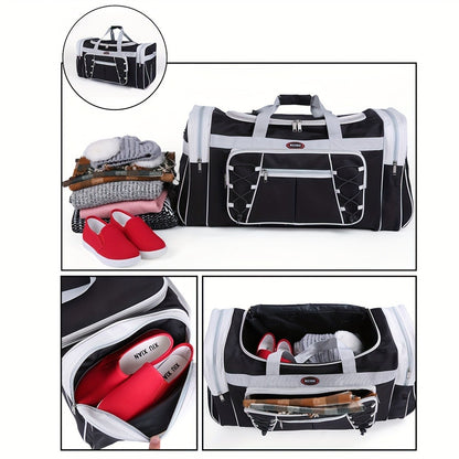 Gym Duffel Bag – 72L, Polyester, Foldable, Lightweight – detail view 6