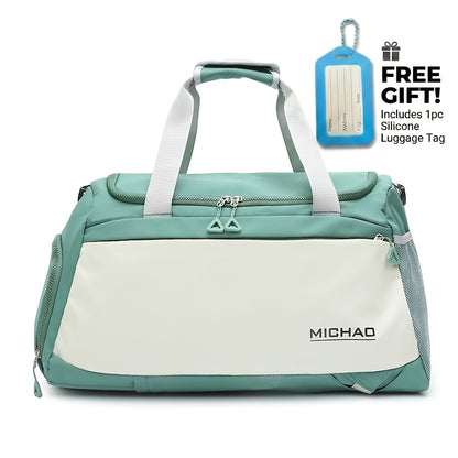 Gym Duffel Bag – Convertible, for Travel – front view - product view 11
