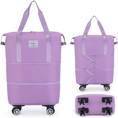 Gym Duffel Bag – Expandable, Spinner Wheels, for Travel – detail view 11