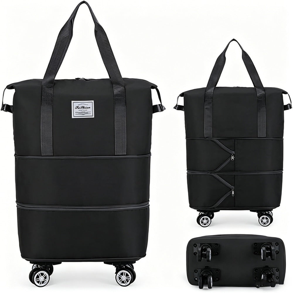 Gym Duffel Bag – Expandable, Spinner Wheels, for Travel – front view - product view 17
