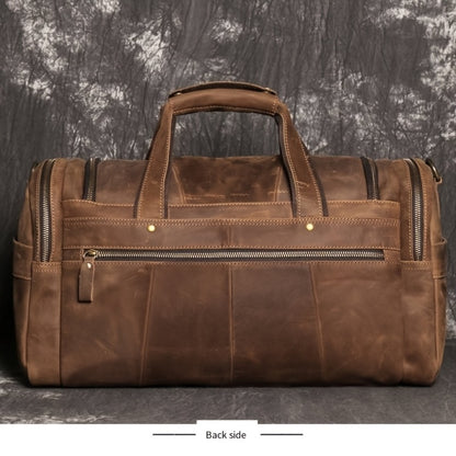 Gym Duffel Bag – Genuine Leather, Large Capacity, Multi-Pocket, for Travel & Work – detail view 9