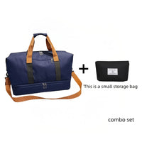 Blue travel bag + small black bag