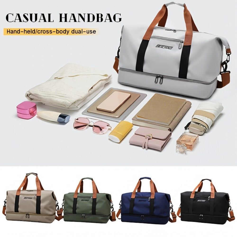 Gym Duffel Bag – 5 Colors, Nylon, Lightweight, for Travel – detail view 4