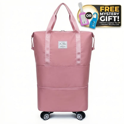 Gym Duffel Bag – Nylon, Spinner Wheels, Expandable, for Travel – detail view 14