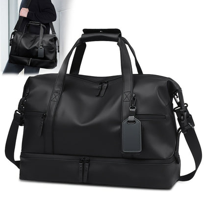 Gym Duffel Bag – PU Leather, Multi Pocket, for Travel & Work – detail view 14
