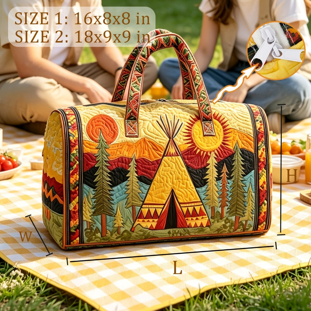Gym Duffel Bag – Quilted, for Travel & Everyday Use – detail view 10