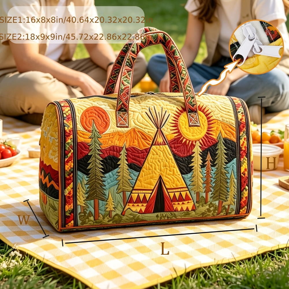 Gym Duffel Bag – Quilted, for Travel & Everyday Use – detail view 4
