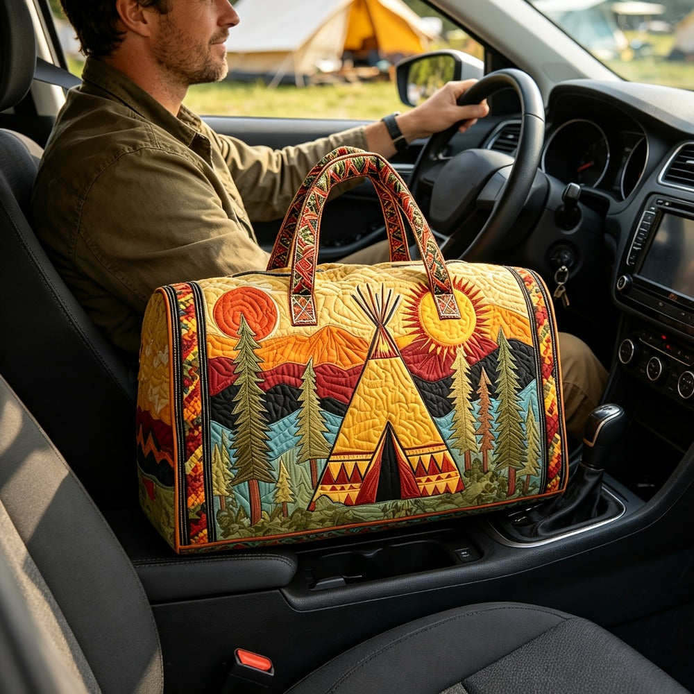 Gym Duffel Bag – Quilted, for Travel & Everyday Use – detail view 5