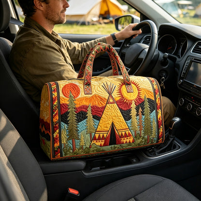 Gym Duffel Bag – Quilted, for Travel & Everyday Use – detail view 5