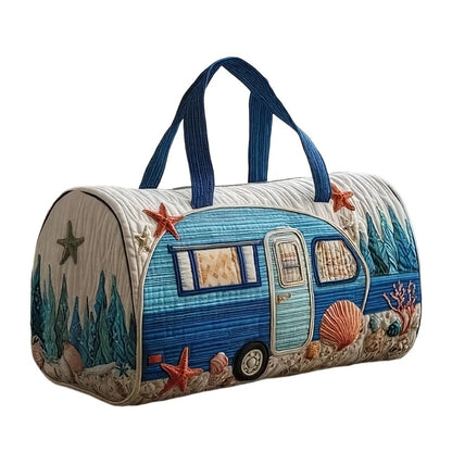Gym Duffel Bag – Quilted, for Travel – detail view 2