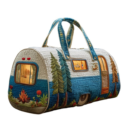 Gym Duffel Bag – Quilted, for Travel – detail view 8