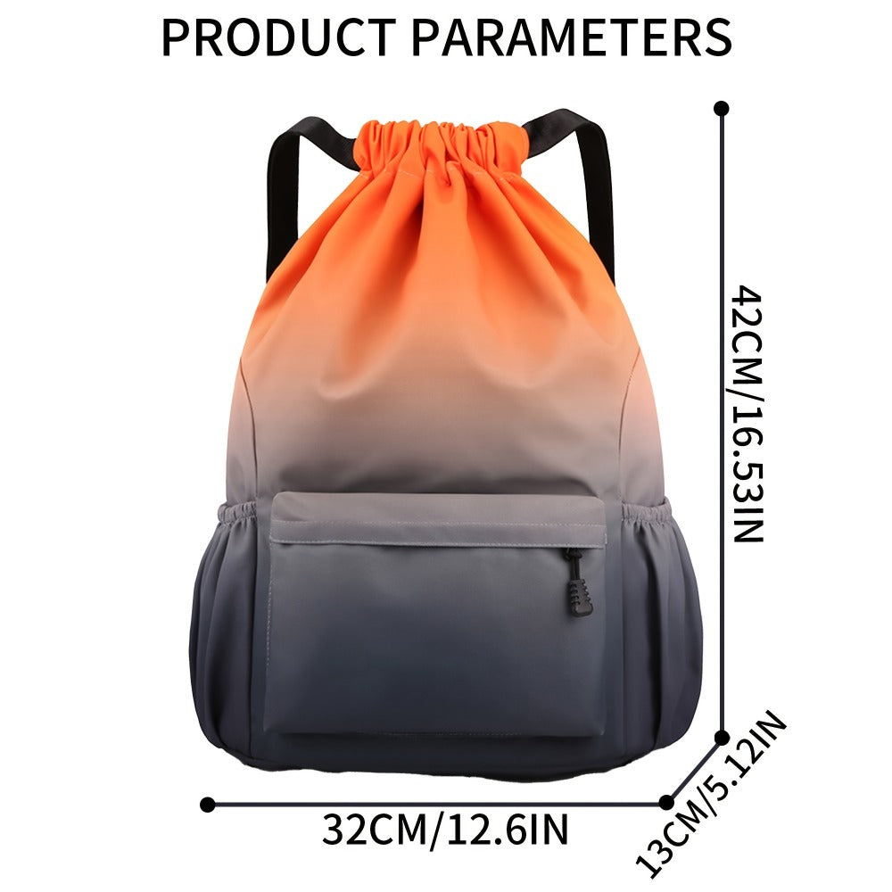 Gym Duffel Bag – for Work, Dry Wet Separation Sports Gradient – detail view 5