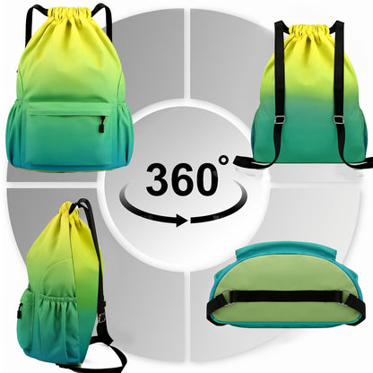 Gym Duffel Bag – for Work, Dry Wet Separation Sports Gradient – detail view 10