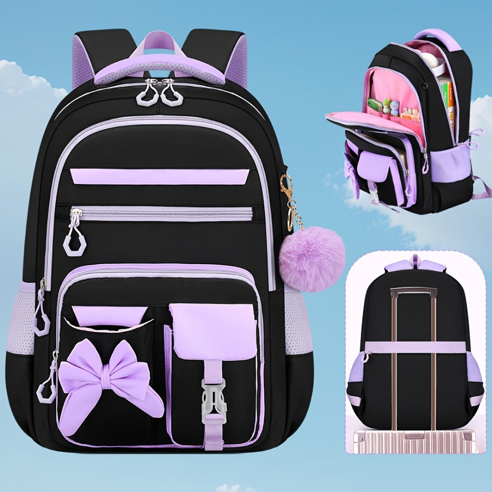 Laptop Backpack – 15.6 Inch, Trolley Sleeve, for Travel & School | Bag Vero – front view