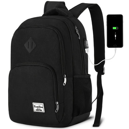 Laptop Backpack – 15.6 Inch, USB Charging, Adjustable Strap, for Travel & School | Bag Vero – front view