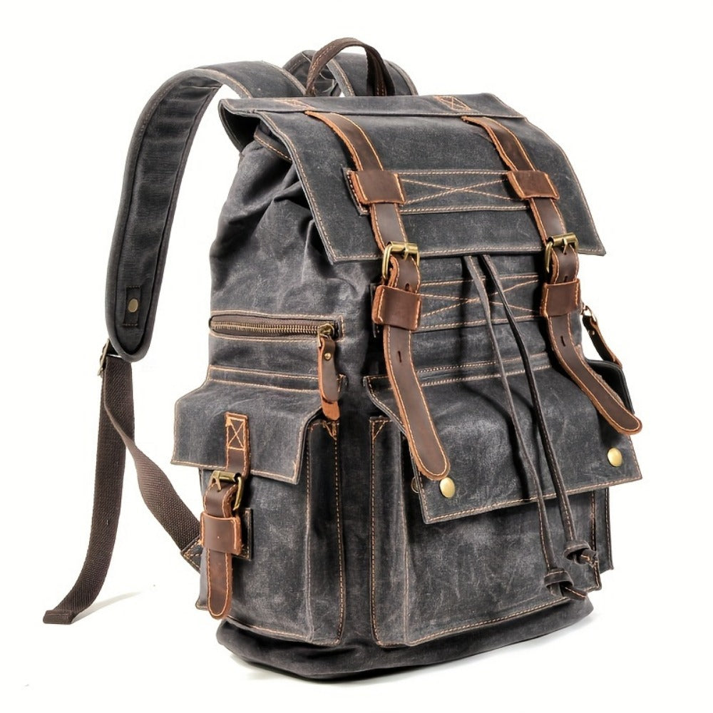 Laptop Backpack – 15.6 Inch, Canvas, Large Capacity, for Travel & Work – detail view 5