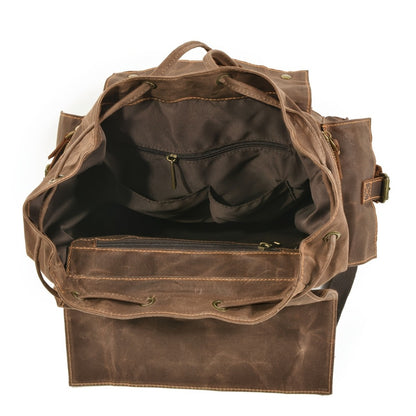 Laptop Backpack – 15.6 Inch, Canvas, Large Capacity, for Travel & Work – detail view 6