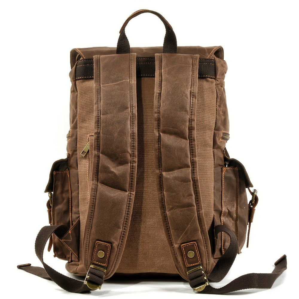 Laptop Backpack – 15.6 Inch, Canvas, Large Capacity, for Travel & Work – detail view 8