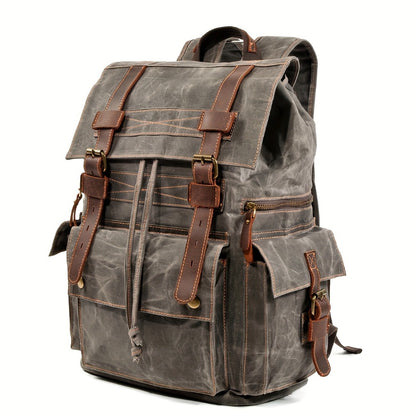 Laptop Backpack – 15.6 Inch, Canvas, Large Capacity, for Travel & Work – detail view 10