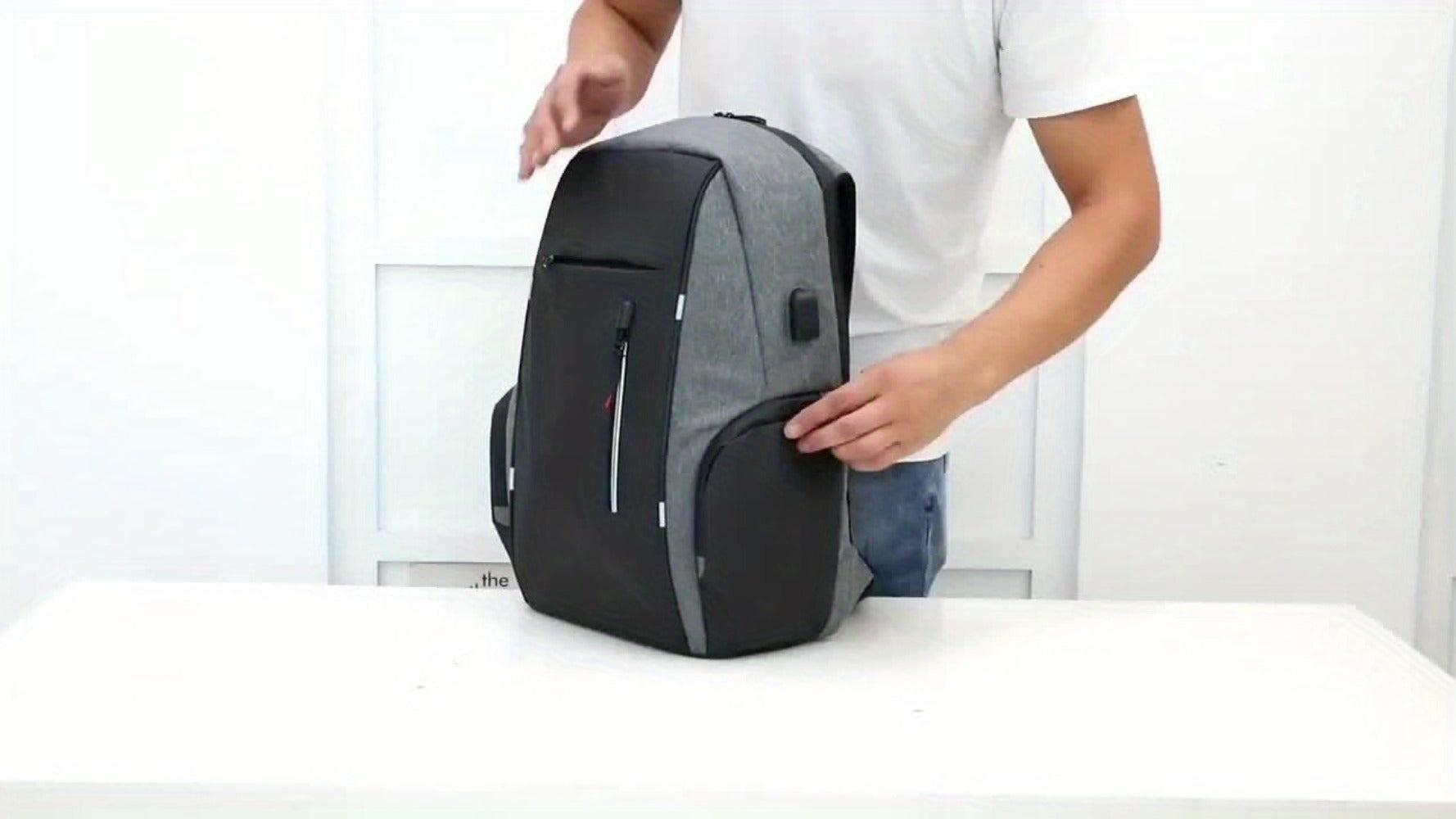 Laptop Backpack – 15.6 Inch, Large Capacity, for Travel & School – detail view 15