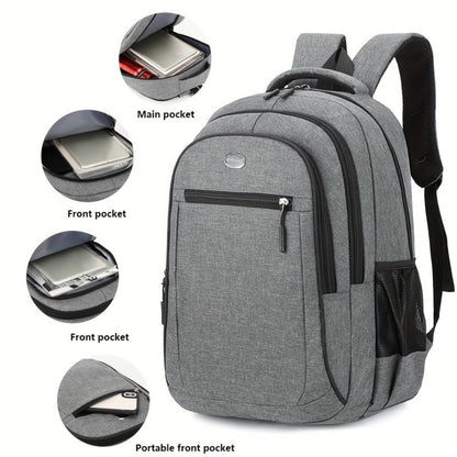 Laptop Backpack – 15.6 Inch, Multi Pocket, Large Capacity, for Work & School – detail view 7