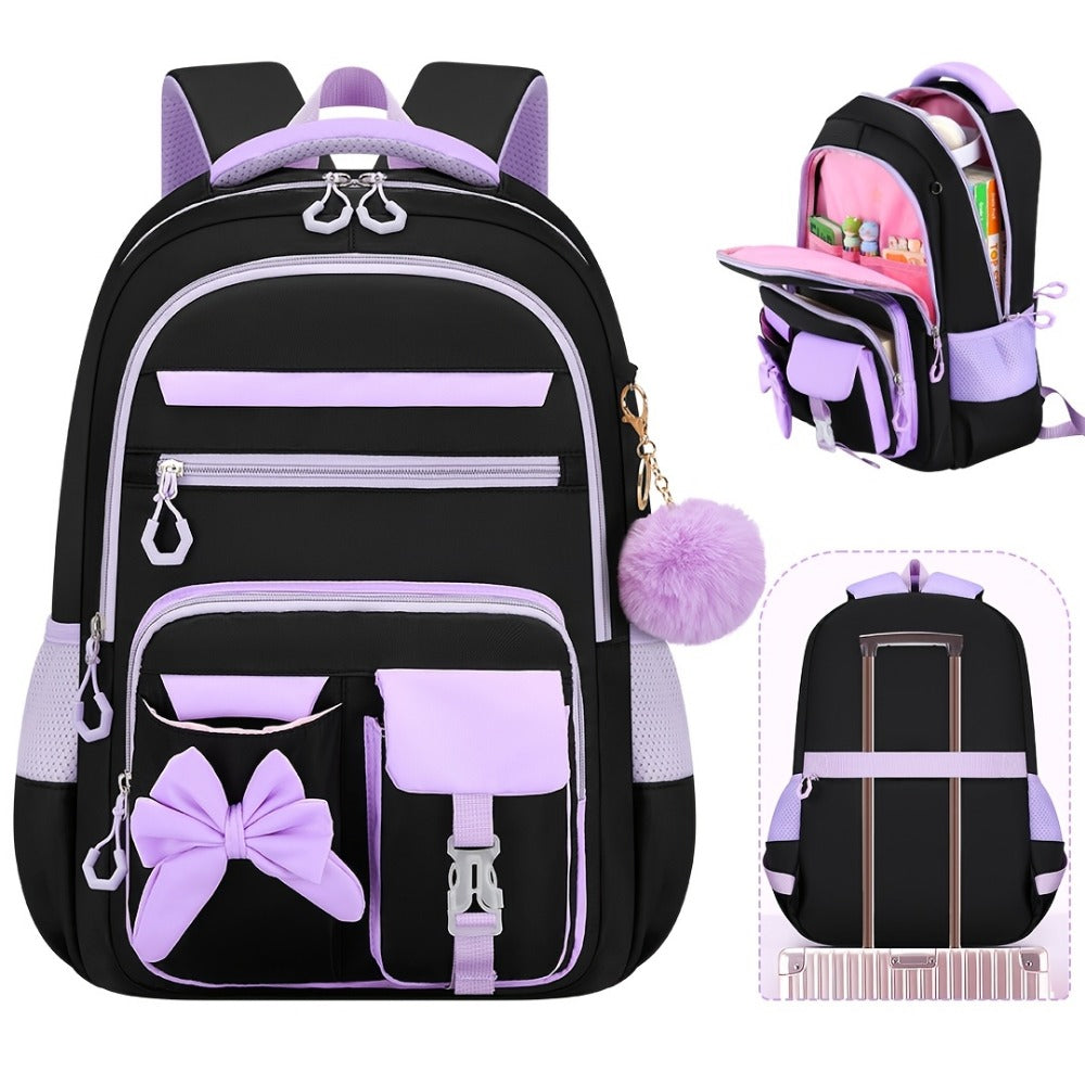 Laptop Backpack – 15.6 Inch, Trolley Sleeve, for Travel & School – detail view 5