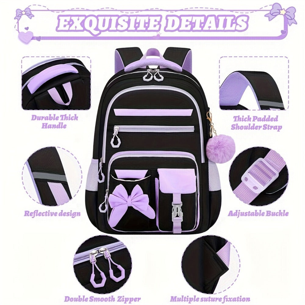 Laptop Backpack – 15.6 Inch, Trolley Sleeve, for Travel & School – detail view 9