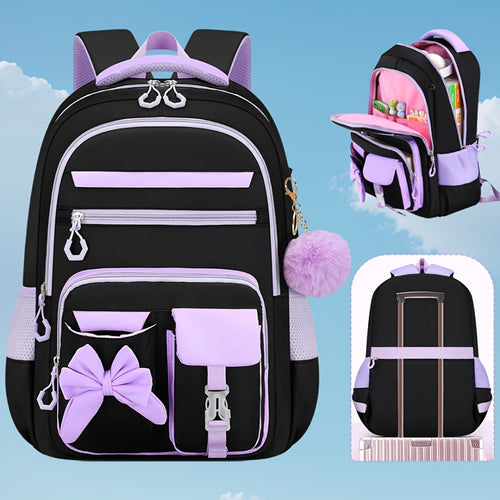 Laptop Backpack – 15.6 Inch, Trolley Sleeve, for Travel & School – front view