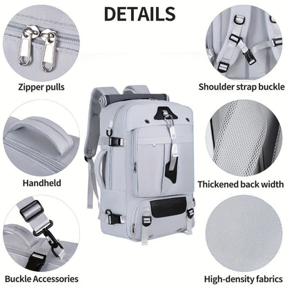 Laptop Backpack – 15.6 Inch, USB Charging, Large Capacity, for Travel – detail view 14