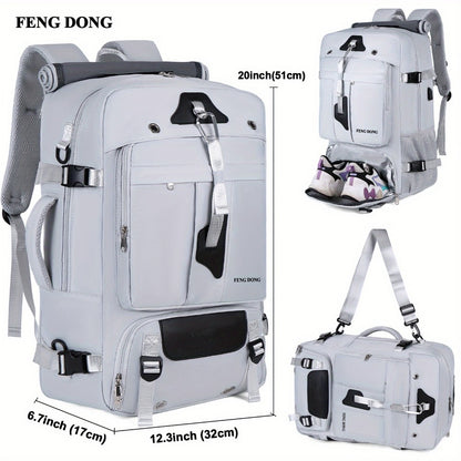 Laptop Backpack – 15.6 Inch, USB Charging, Large Capacity, for Travel – detail view 7