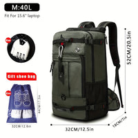 Army Green M - with Combination Lock + Shoe Bag