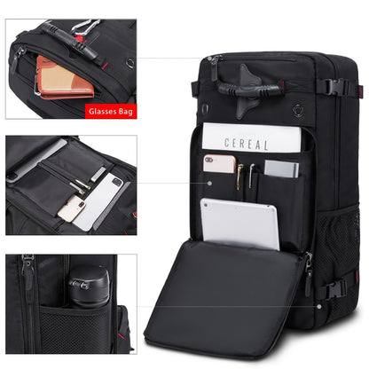 Laptop Backpack – 17.3 Inch, Combination Lock, for Travel & School – detail view 13
