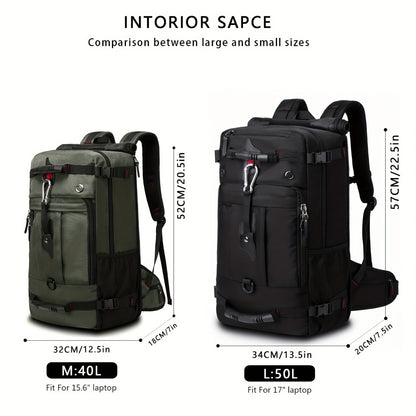 Laptop Backpack – 17.3 Inch, Combination Lock, for Travel & School – detail view 4