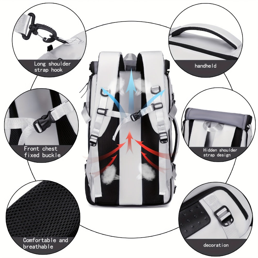 Laptop Backpack – 17.3 Inch, Large Capacity, for Travel – detail view 12