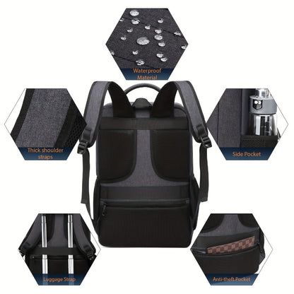 Laptop Backpack – 17.3 Inch, Multi Pocket, for Travel – detail view 3
