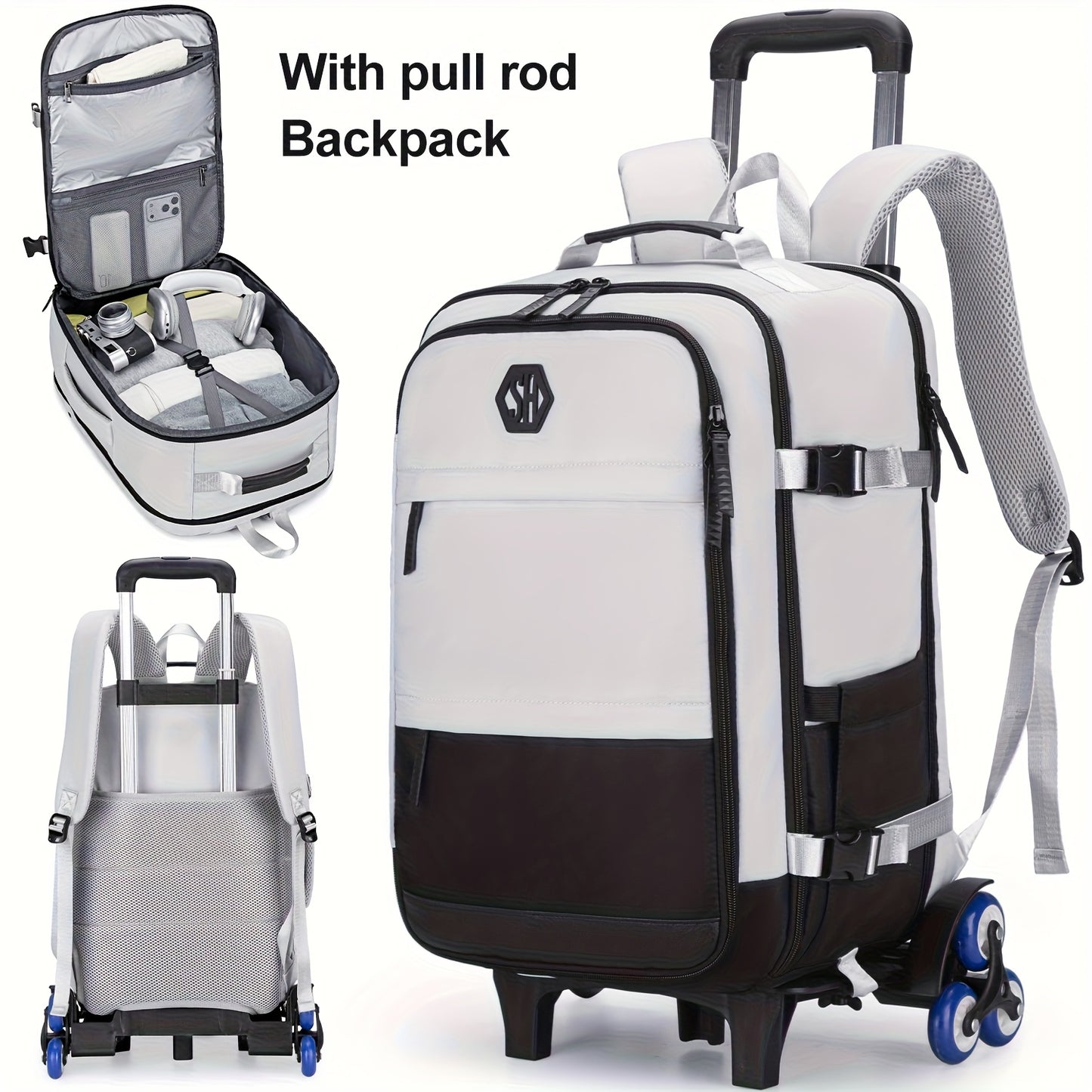 Laptop Backpack – 17 Inch, for Travel – detail view 4